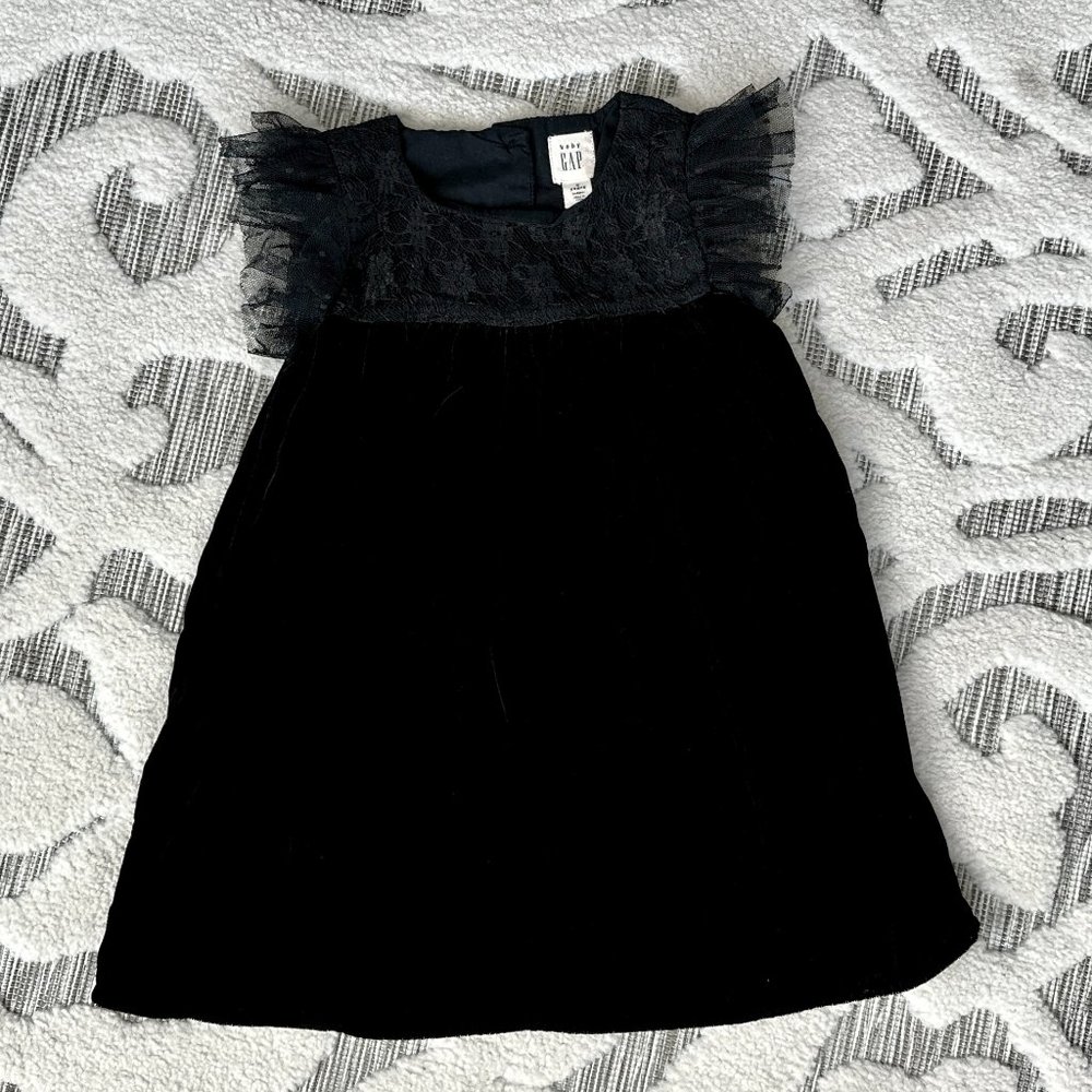 Baby Gap Dress + Bloomers Set: Black, 2 Years